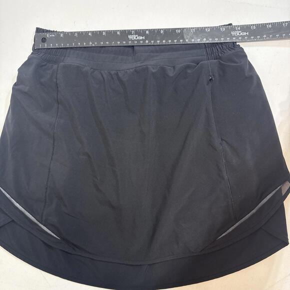 Lululemon Hotty Hot High Rise Skirt Skort Size 8 Black BLK - Picture 10 of 11